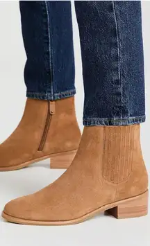 Soludos Delancey Bootie Suede Tan Size 6.5 New In‎ Box