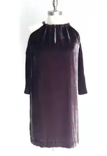 TRINA TURK EDEN DRESS IN BRANDYWINE VELVET SIZE 8 NEW WITH TAGS