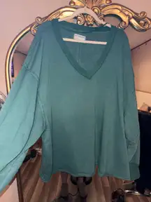 Free People Venice V-Neck Sweatshirt