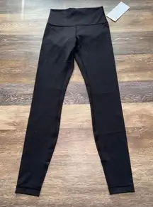 Lululemon Wunder Train High Rise 28” Black Size 6 NWT