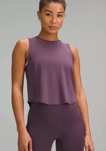 LULULEMON - Sculpt Crop Tank - Grape Thistle - $58 - Size 2