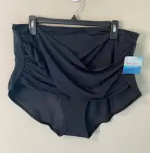 New Ruby Ribbon Palm Beach Swim Brief, Black Size 3XL