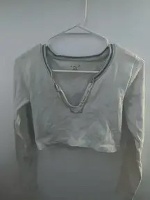 Urban Outfitters Go For Gold White Out From Under Top 