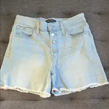 J Crew Light Blue Women's Denim cut off Shorts. Size 28