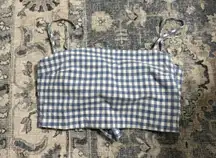 Gingham Crop Top