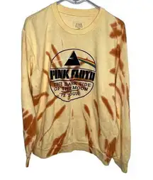 Pink Floyd tie dye sweatshirt large