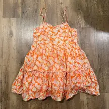 Urban Outfitters Orange Babydoll Dress