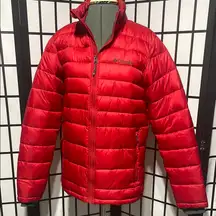 Columbia Red Puffer Jacket