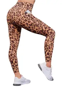 Fabletics Oasis PureLux Leopard Leggings Small
