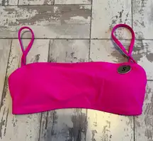 hot pink bikini top