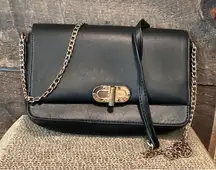 Madison West Crossbody Black‎ with Gold Hardware