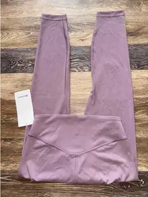 Lululemon Wunder Under SmoothCover High Rise 25” Lavender Lux Size 8 NWT