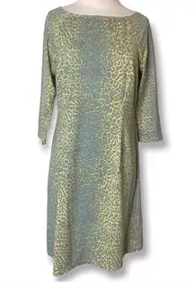 J. McLaughlin Catalina cloth leopard print dress sz M