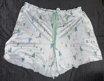 Women's Festive Print Sleep Shorts