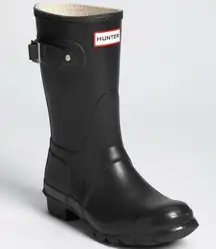 Original Short black Waterproof Rain Boot Size US5M/6F
