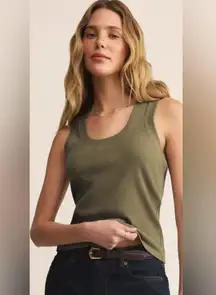 Z Supply Sirena Ribbed Tank - Fern