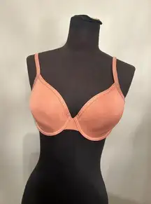 Victoria's Secret Dusty Rose Solid 34D T-Shirt Lightly Lined Demi Bra VS