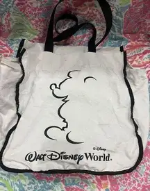 Vintage Walt Disney World Mickey Mouse‎ Silhouette Canvas Tote Bag