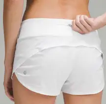 NWT! Lululemon Speed Up Shorts Size 8 Regular WHITE New With Tags NWT RARE