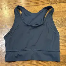 Athleta dusty blue Sports Bra, M