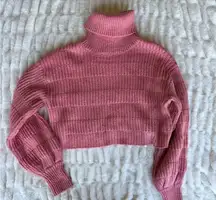 Urban outfitters large pink turtleneck sweater