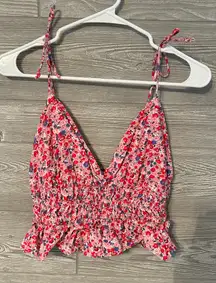 Sid and Sam‎ floral crop top size medium boutique tank