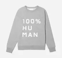 Everlane 100% Human Typography Sweatshirt Men's XXS