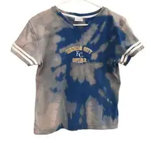 Bleach Dyed Kansas City Royals Women's Shirt Size Large