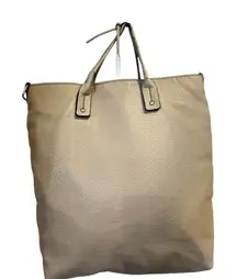 Women's grey Leather Tote Bag Zip Closure Casual Kenneth Cole Handbag‎