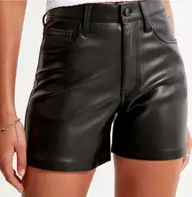 Abercrombie Leather Shorts
