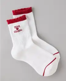 AE x The Summer I Turned Pretty Ruffle Cropped Crew Socks Team Conrad NWT