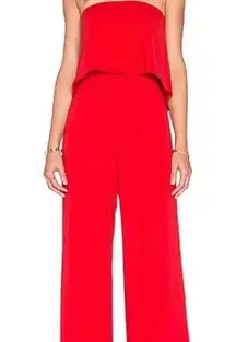 Do + Be Red Jumpsuit size Large