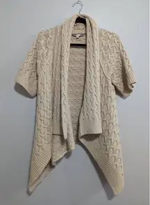 Calypso St. Barth Assymetric wool blend cardigan size Small