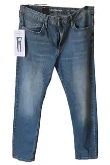 Calvin Klein skinny slim boyfriend jeans NWT Size 14