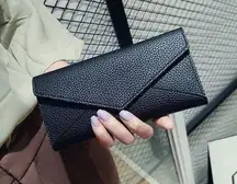 Wallet for Women,Fashion Trifold Snap Closure Credit Card Holder Coin Purse Clutch Wristlet