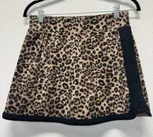 JoyLab Skort Small Leopard Print Athletic Skirt Built-In Shorts Activewear