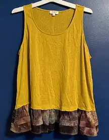 Umgee Ruffled Tank Top