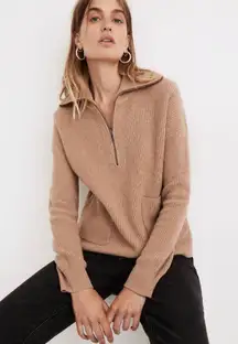 Madewell Glenbrook Half-Zip Pullover Sweater