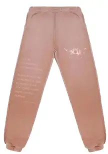 Boys Lie X Ariel Caught Blushing Ombré Sweatpants Pink Angel Wings Large Lounge