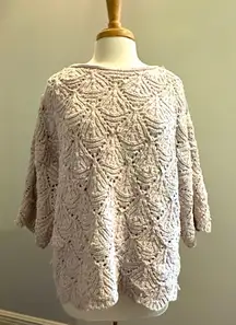 POL soft chunky style knitted sweater Grey Size Medium