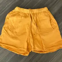 Women’s Orange Boxer Shorts