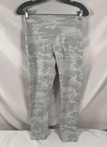 Lululemon Leggings Womens Wunder Under HR Tight Camo White Yoga Size 8