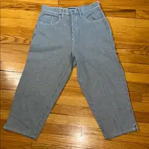 Vintage Halston jenaswear Blue  and White Capris