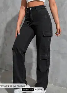 SheIn Tall Flap Pocket Cargo