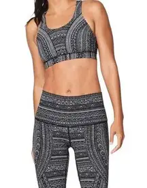 Lululemon  Energy Nulux Boho Tribal Print Bra Size 4