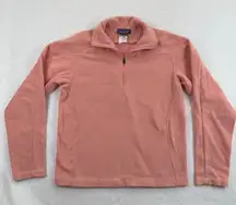 Patagonia‎ Synchilla Womens Fleece Pullover Quarter Zip Coral Pink Size M READ