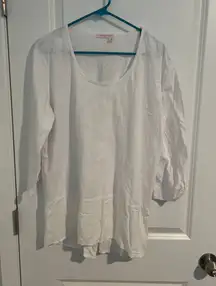 Fresh Produce 3/4 Sleeve Top – Size XL – White