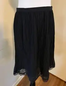 Japanese Rutia Pleated Black Skirt, Bloggers Fave