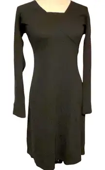 Horny Toad‎ Tomboy A-Line Dress Tencel Lyocell Blend Dark Gray Space-Dye Small