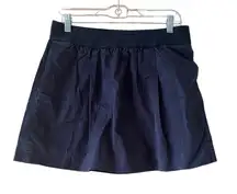 J.‎ Crew Navy Blue Pleated A-Line Skirt Size 4